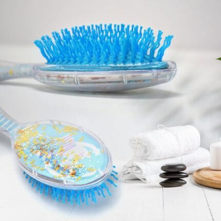 Hair Brush for children Detangling Anti-static Soft Massage for Braids Curly Straight Long or Short Wet Or Dry Hair (Multi-Design)