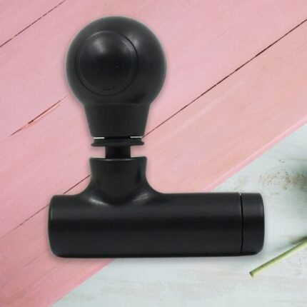 Compact Power Massager Portable Mini Handheld Device for Full-Body Pain Relief Relaxation with One-Button Operation