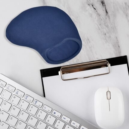 WRIST MOUSE PAD USED FOR MOUSE WHILE USING COMPUTER.