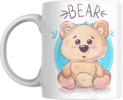 Printed Ceramic Mug | Coffee Mug | Tea Mug | Milk Mug | Designer Mug | 330 ml, Microwave & Dishwasher Safe | Mug for Kids | Mug for Friend, Birthday Gift